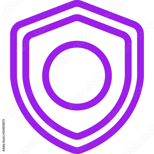 Sheild single icon vector illustration