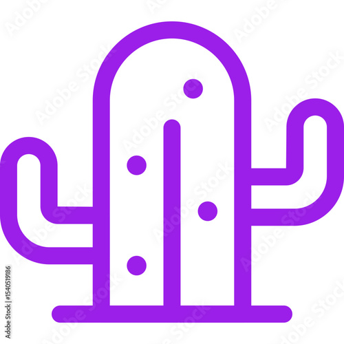 Cactus single icon vector illustration