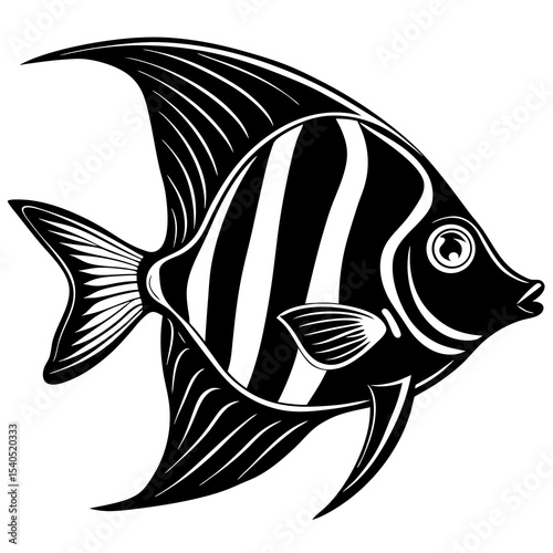 vector illustration of a fish