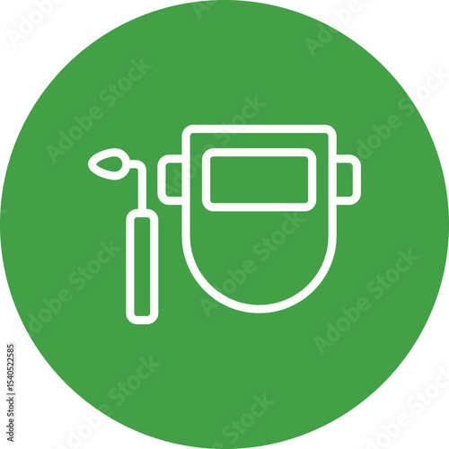 Welding mask single icon vector illustration