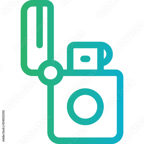 Lighter single icon vector illustration