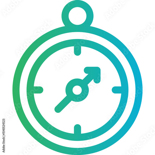 Stopwatch single icon vector illustration