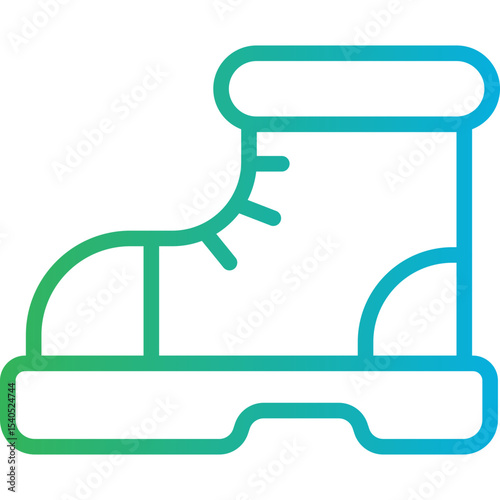 Boots single icon vector illustration