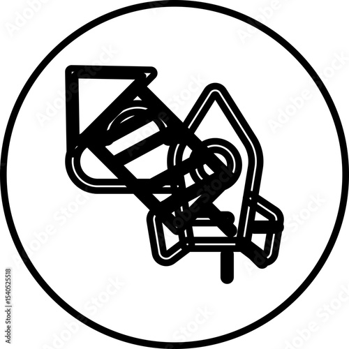 Rocket single icon vector illustration