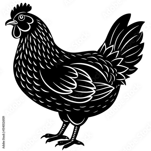 hen and rooster