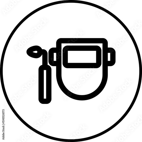 Welding mask single icon vector illustration