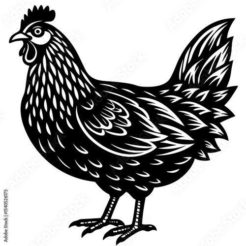 hen and rooster