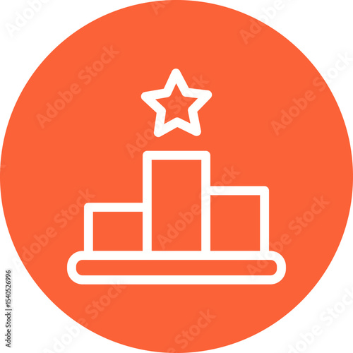 Stats single icon vector illustration