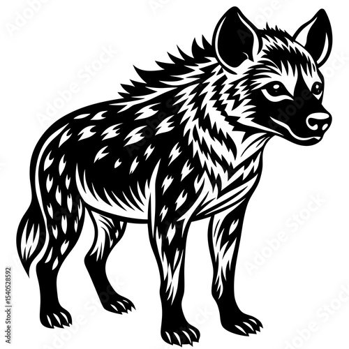 wolf vinyl ready vector illustration