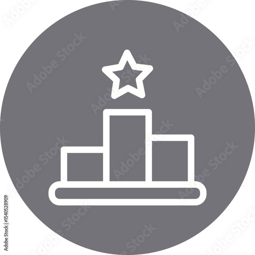 Stats single icon vector illustration