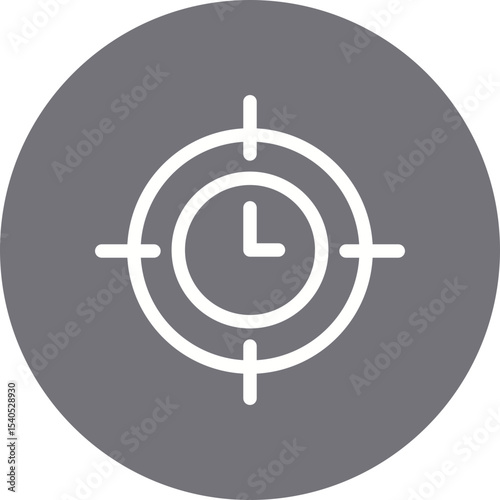 Target single icon vector illustration