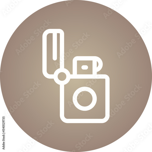 Lighter single icon vector illustration