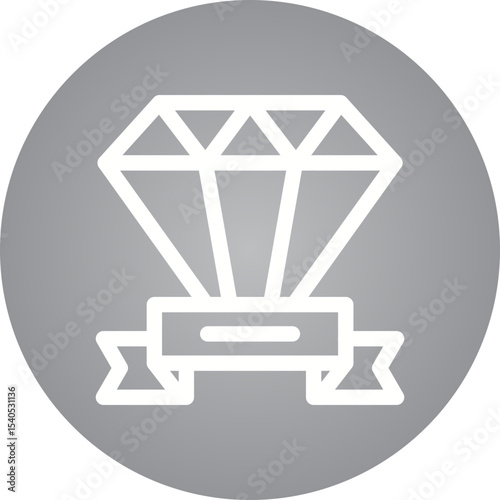 Diamond single icon vector illustration