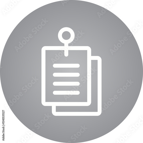 Notes single icon vector illustration