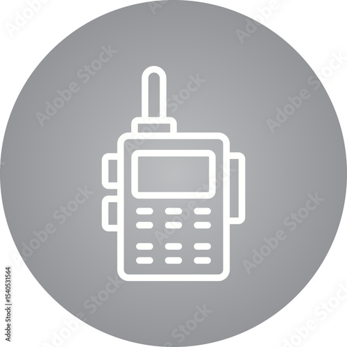 Radio single icon vector illustration
