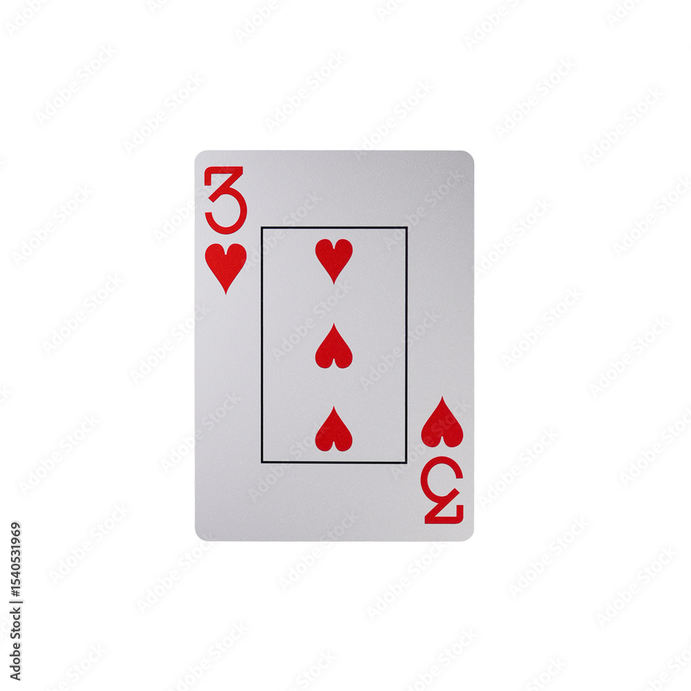 Obraz premium Full Deck: 52 Standard Playing Cards Photographed Individually and Isolated