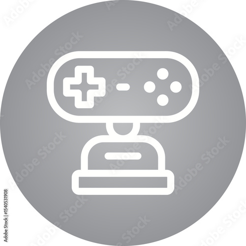 Video game single icon vector illustration