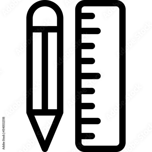 Measuring tool single icon vector illustration