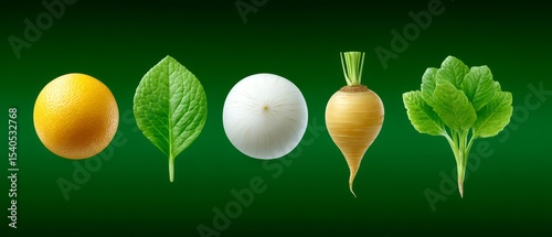 Zero waste meal plan infographic featuring fresh produce green background flat design healthy eating concept