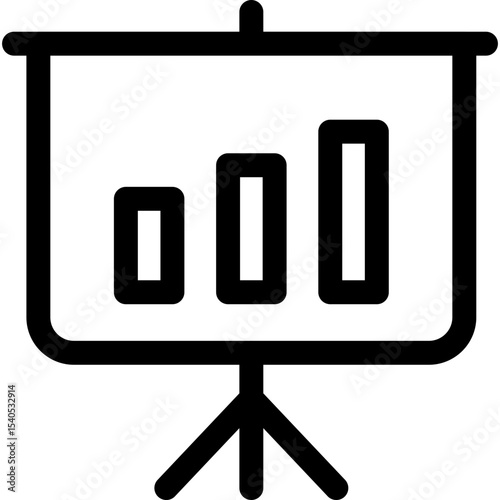 Stats single icon vector illustration