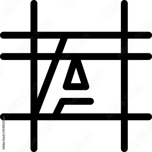 Text compunding single icon vector illustration