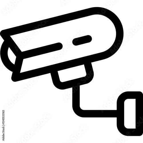 CCTV single icon vector illustration