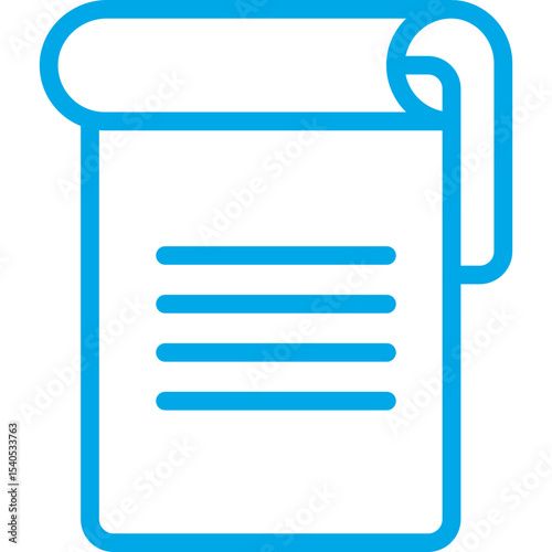 Papers single icon vector illustration