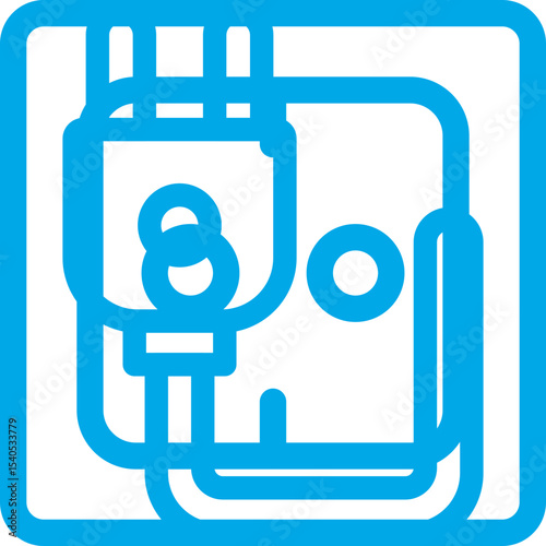 Plug single icon vector illustration