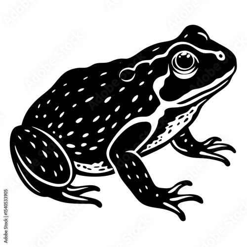frog isolated on white