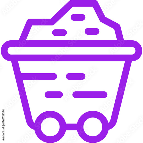 Gold single icon vector illustration