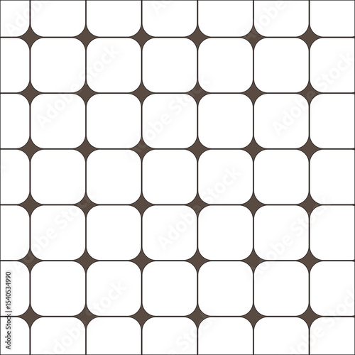 abstract new unique rounded square pattern design