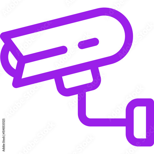 CCTV single icon vector illustration