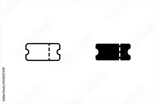 Vector Ticket and Coupon Icon Set