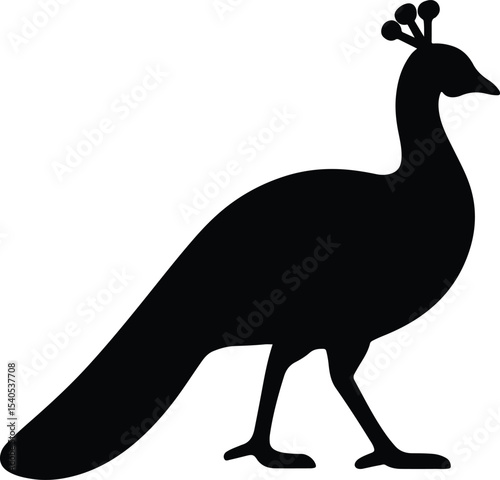 Silhouette of a blank rectangle shape vector illustration