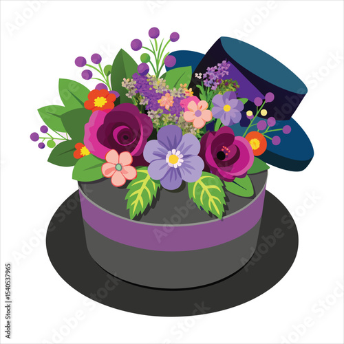 Flower shop bouquet hello spring beautiful rose