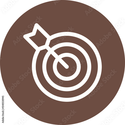 Target single icon vector illustration