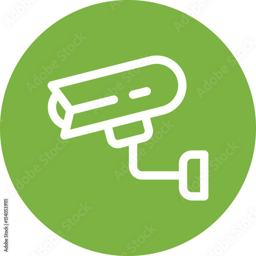 CCTV single icon vector illustration