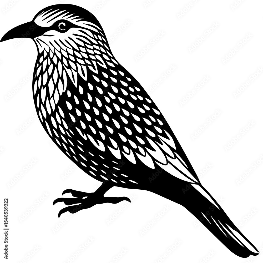 Fototapeta premium sketch of a bird