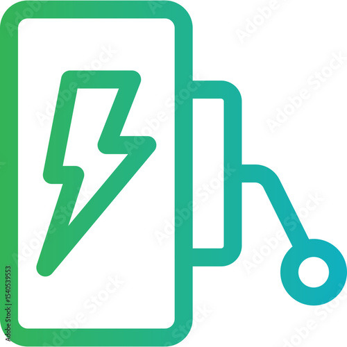 Power single icon vector illustration