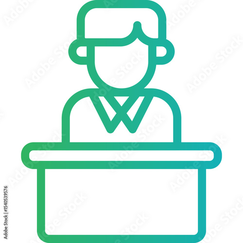 President single icon vector illustration