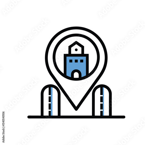 location-icon-outline-vector-on-white-background.eps