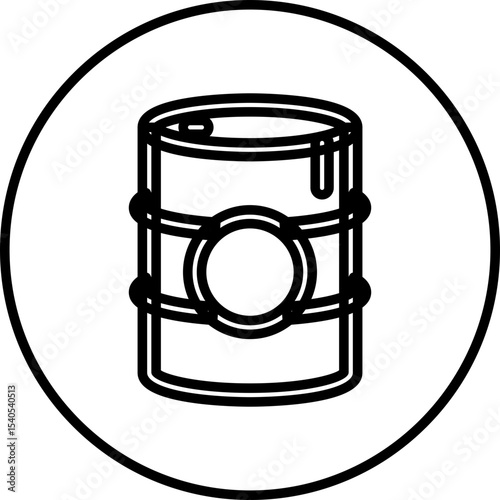 Drum single icon vector illustration