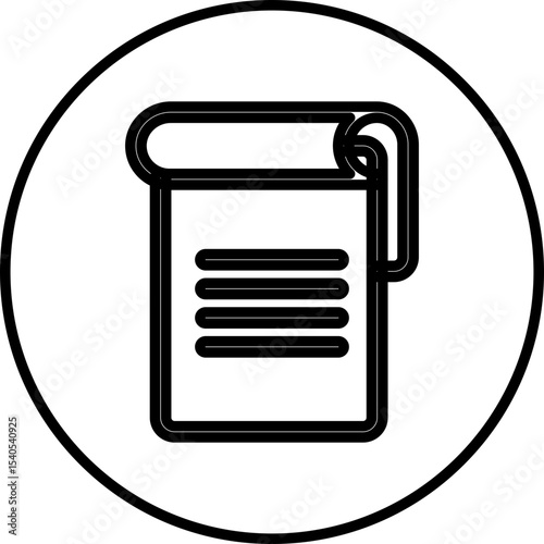 Papers single icon vector illustration