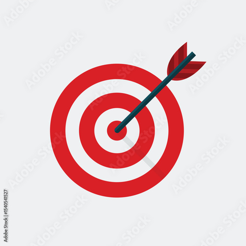 bullseye-icon-with-arrow-vector-illustration-on-grey