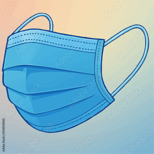 Sterile Medical Mask Protection and Hygiene Illustrated
