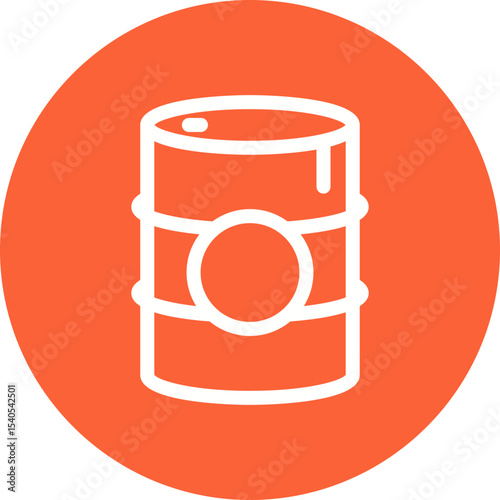 Drum single icon vector illustration
