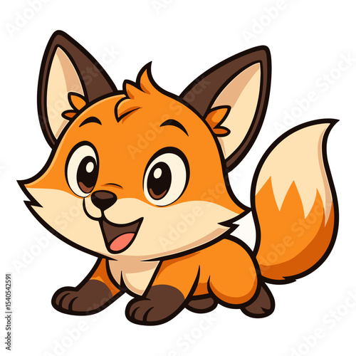 cartoon fox cute illustrations fox mascot