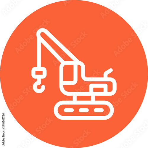 Machine single icon vector illustration