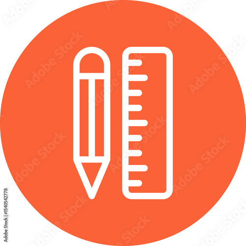 Measuring tool single icon vector illustration
