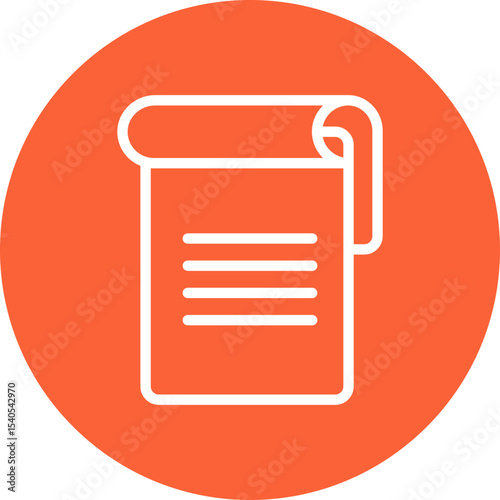 Papers single icon vector illustration